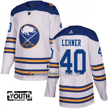 Lapsille NHL Buffalo Sabres Pelipaita Robin Lehner 40 2018 Winter Classic Adidas Valkoinen Authentic